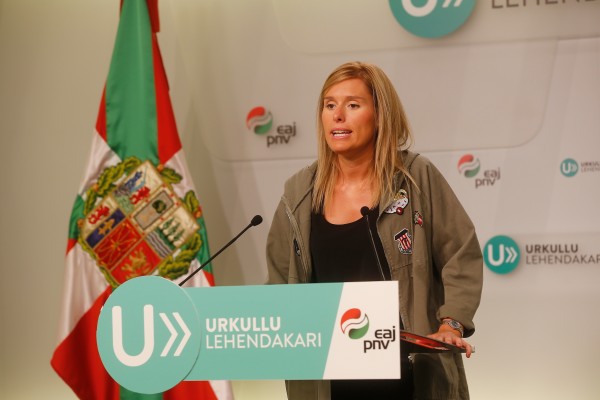 Presentación Alderdi Eguna 2016. Mireia Zarate, Joseba Aurrekoetxea 