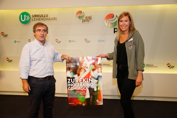Presentación Alderdi Eguna 2016. Mireia Zarate, Joseba Aurrekoetxea 