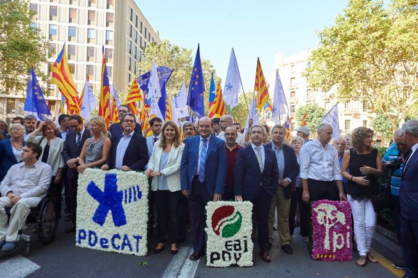 EAJ PNV en la celebración de la Diada 2017
