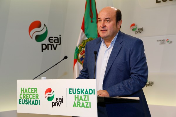 Declaración de Andoni Ortuzar sobre Catalunya