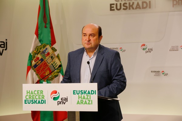 Declaración de Andoni Ortuzar sobre Catalunya