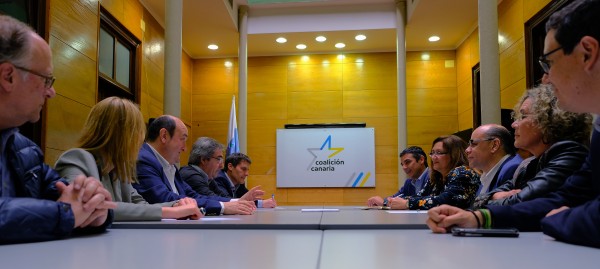 Reunión EAJ-PNV y CC en Las Palmas de Gran Canaria