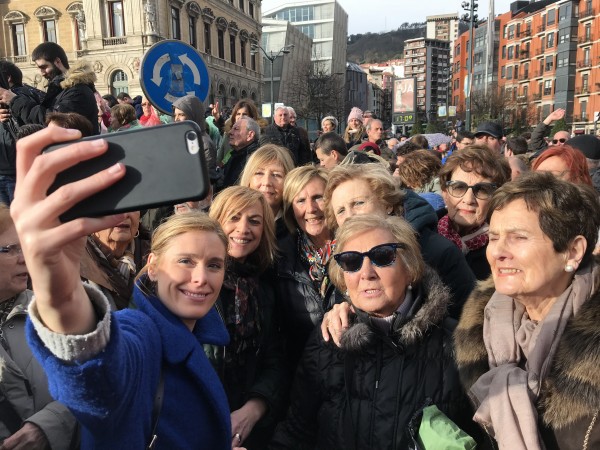 EAJ pentsio duin eta bidezkoen alde ospatu den manifestazioan