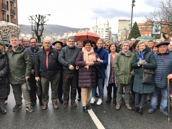 EAJ-PNV en la manifestación en demanda de pensiones justas y dignas