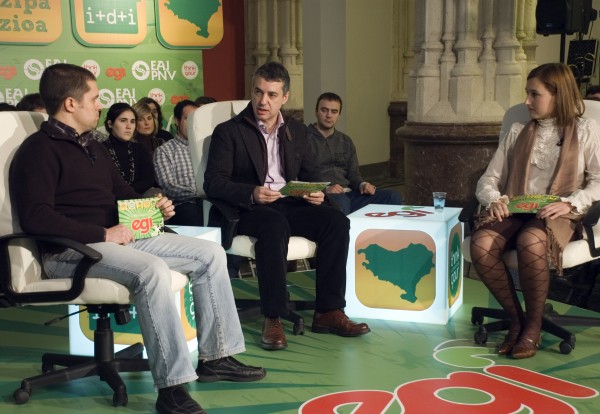 Urkullu en la clausura de la 5ª Bilera Nagusia de Euzko Gaztedi