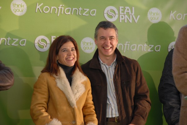 Iñigo Urkullu eta Izaskun Bilbao Begoñako Batzokiaren mendeurrenean