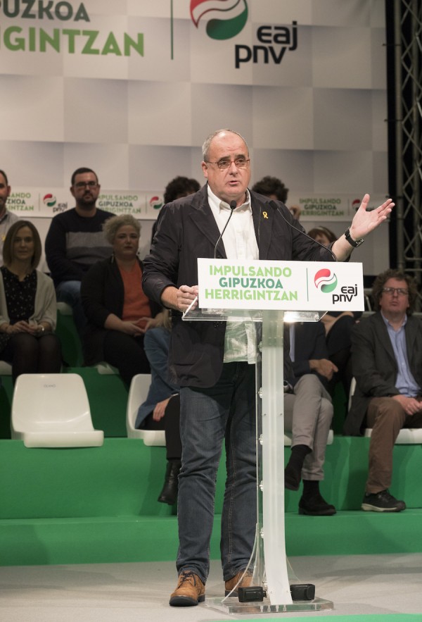 Joseba Egibar, Markel Olano. Asamblea Territorial de Gipuzkoa