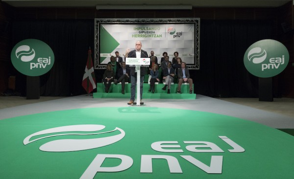 Joseba Egibar, Markel Olano. Gipuzkoako EAJ-PNVren Herrialde Batzarra