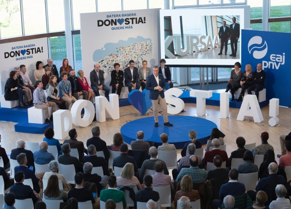 Eneko Goia - Udal Hauteskundeetarako Donostiako EAJ-PNVren hautagaitzaren aurkezpena