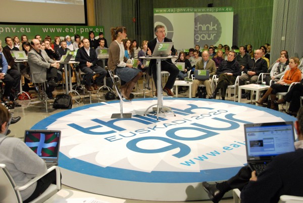 www.eaj-pnv.eu orrialdearen parte hartze gailuen aurkezpena
