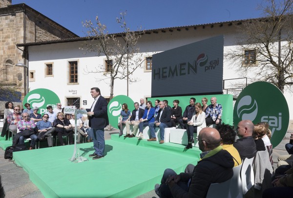 Presentación candidatura municipal de Arrasate