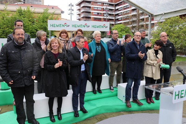 2019 Presentación de las candidaturas de EAJ-PNV al Congreso y Senado por Gipuzkoa