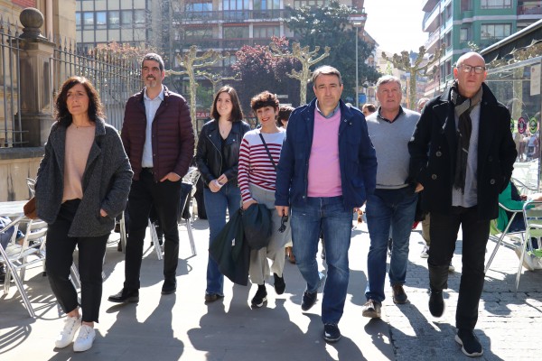 Mitin Tolosa. EGI Eguna. Aitor Esteban, Olatz Peon, Aitana Agirre