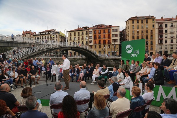 Presentación de las candidaturas de EAJ-PNV al Congreso y Senado por Bizkaia