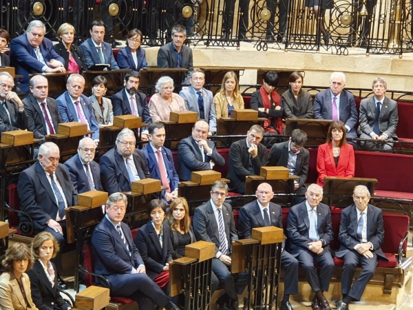 Homenaje a los Lehendakaris del exilio José Antonio Aguirre y Jesús Mª Leizaola