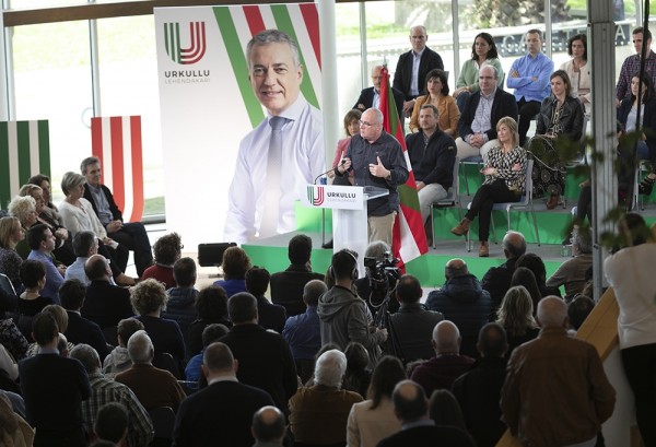 Presentación Candidatura de Gipuzkoa a las elecciones al Parlamento Vasco