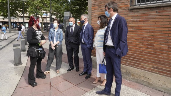Iñigo Urkullu, Estefanía Beltran de Heredia, Beatriz Artolazabal, Ramiro González eta Gorka Urtaran