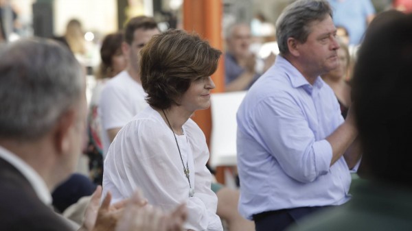 Mitin Donostia. Bakartxo Tejeria, Iñigo Urkullu, Andoni Ortuzar	