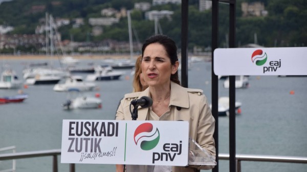 Hauteskunde ekitaldia Donostian - Bakartxo Tejeria, Joseba Egibar.