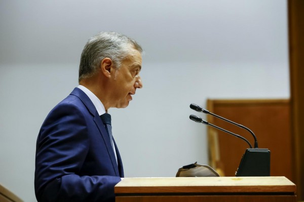 Pleno designación del lehendakari del Gobierno Vasco