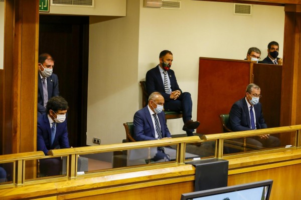 Pleno designación del lehendakari del Gobierno Vasco - 2020