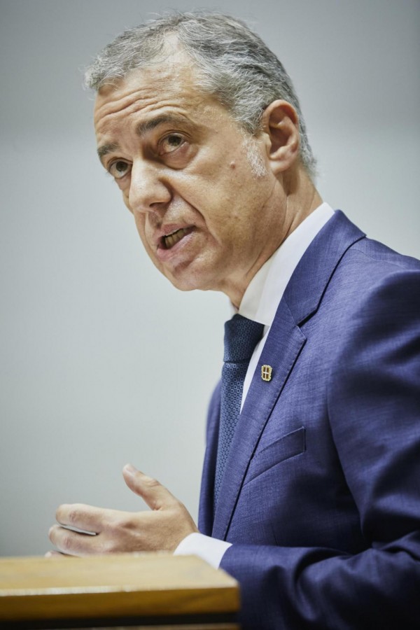 Eusko Jaurlaritzako lehendakaria hautatzeko osoko bilkura - 2020