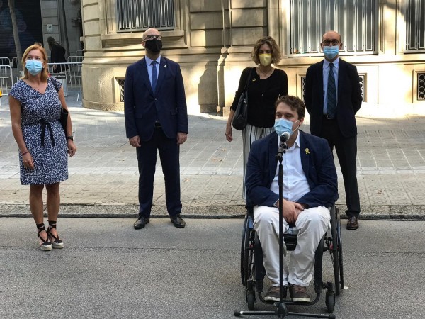 Mikel Legarda representa a EAJ PNV en la Diada 2020