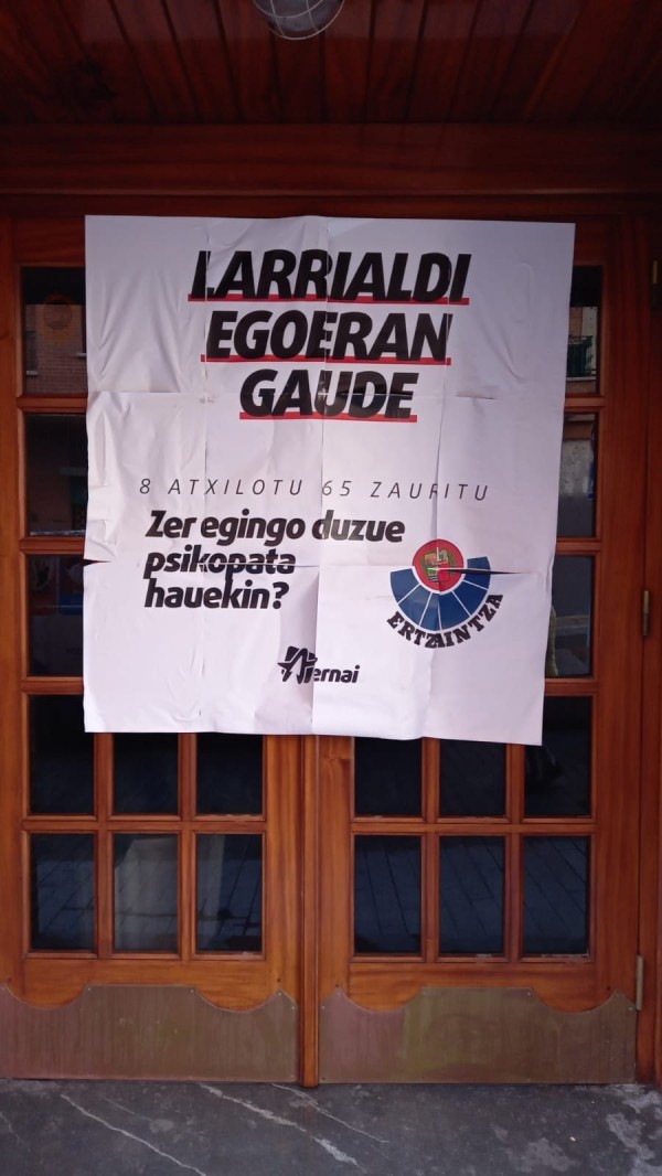 Pintadas en Batzoki de Gasteiz Erdialde y Amurrio