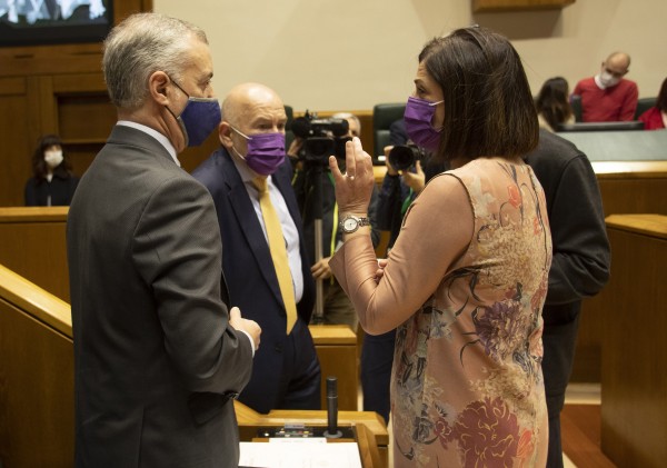 Pleno Ordinario en el Parlamento Vasco (3-03-2022)