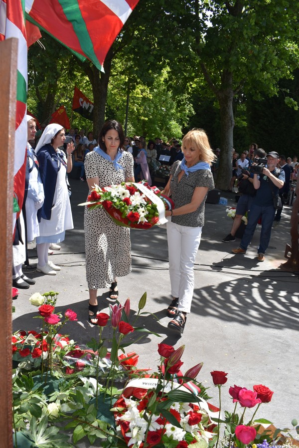 Homenaje a gudaris y milicianos 85 aniversario de la defensa de Bilbao