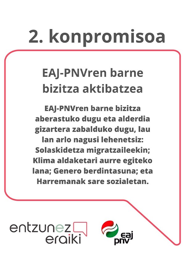 Entzunez Eraiki: 10 compromisos
