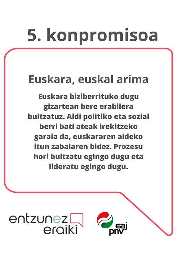 Entzunez Eraiki: 10 compromisos