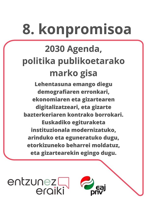 Entzunez Eraiki: 10 compromisos