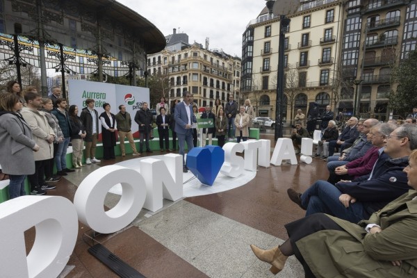 Presentación de la candidatura para Donostia