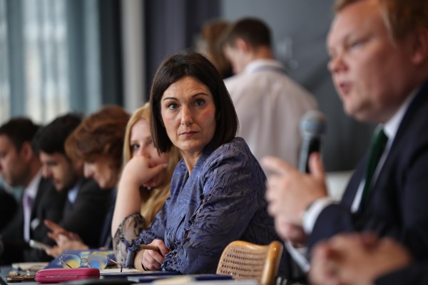 Oihane Agirregoitia en la Cumbre de Líderes de Renew Europe en Bruselas