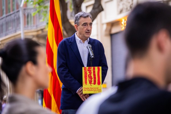 Aitor Esteban y Joseba Diez Antxustegi en la Diada 2025