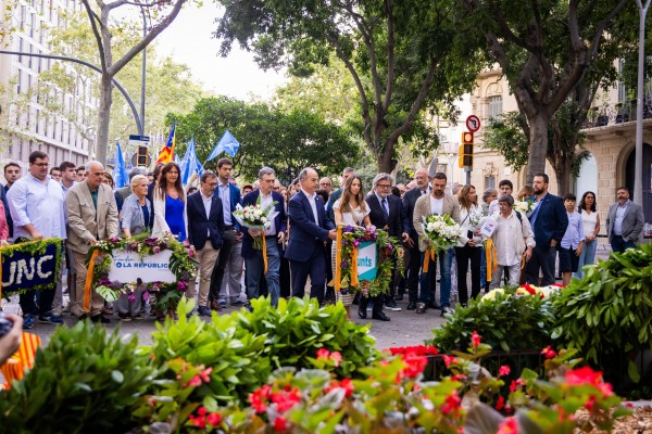 Aitor Esteban y Joseba Diez Antxustegi en la Diada 2025