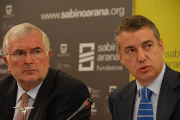 Pat Colgan e Iñigo Urkullu