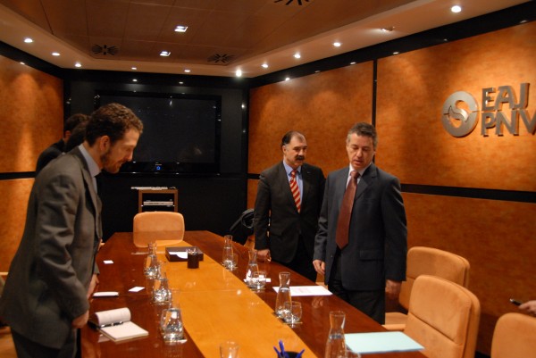 Iñigo Urkullu y el Embajador de Brasil 