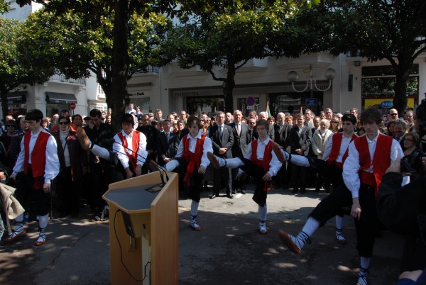 Homenaje al Lehendakari Agirre