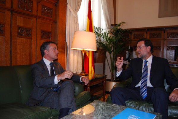 Iñigo Urkullu eta Mariano Rajoy