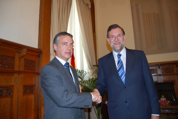 Reunión Iñigo Urkullu- Mariano Rajoy