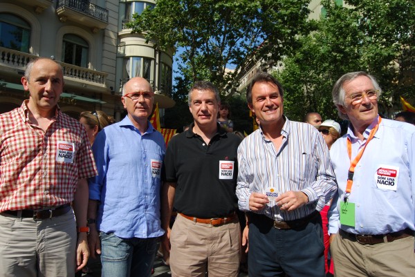 Estatut-aren aldeko manifestaldia