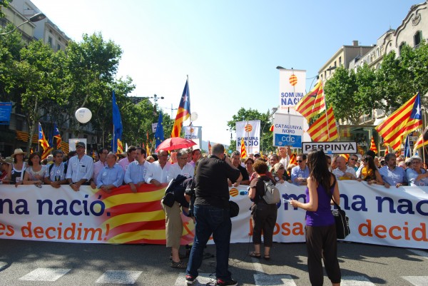 Estatut-aren aldeko manifestaldia