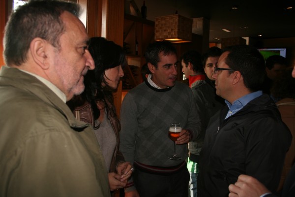 Ortuzar con alcaldes y candidatos de Mungialdea