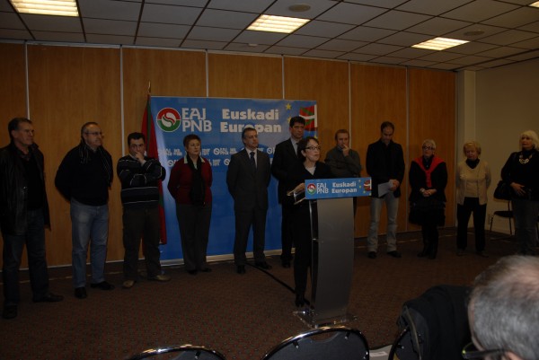 Presentación de candidatos en Iparralde