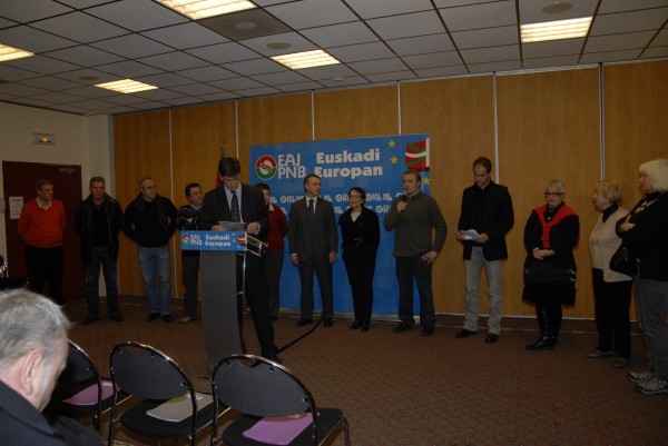 Presentación de candidatos en Iparralde