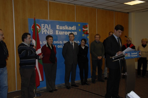 Presentación de candidatos en Iparralde