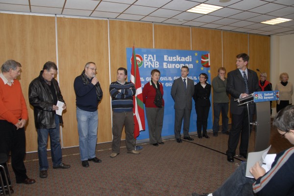 Presentación de candidatos en Iparralde