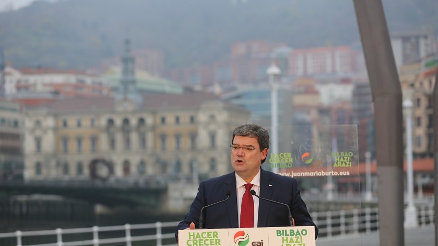 Bilboko hautagaitzaren aurkezpena - Juan Mari Aburto